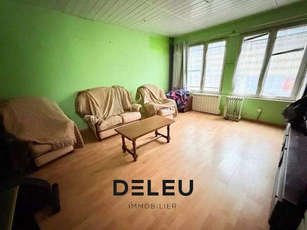 Vente immobilière : Maison à Wasquehal  3 pièces 73 m² 99 000 €- Deleu Immobilier Wasquehal.