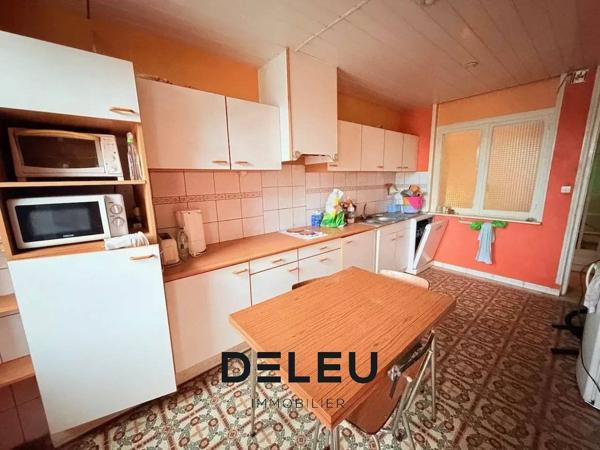 Vente immobilière : Maison à Wasquehal  3 pièces 73 m² 99 000 €- Deleu Immobilier Wasquehal.
