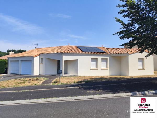 Maison de Plain-pied  120 m² - 5 chambres - garage et terrain