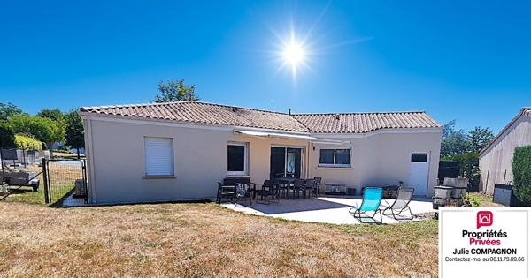 Maison de Plain-pied  120 m² - 5 chambres - garage et terrain