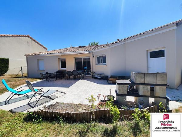 Maison de Plain-pied  120 m² - 5 chambres - garage et terrain