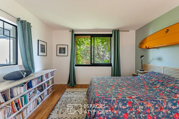 Maison d’architecte au style loft avec jardin et terrasses à Châtillon limite Clamart