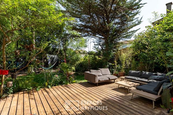 Maison d’architecte au style loft avec jardin et terrasses à Châtillon limite Clamart