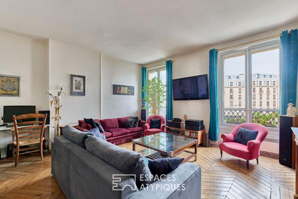 Appartement traversant au coeur de la capitale