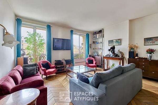Appartement traversant au coeur de la capitale