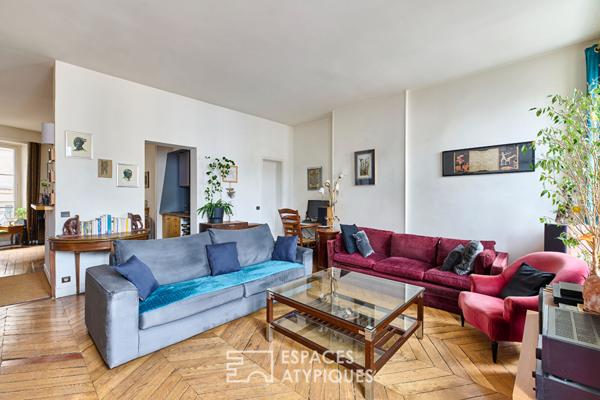 Appartement traversant au coeur de la capitale