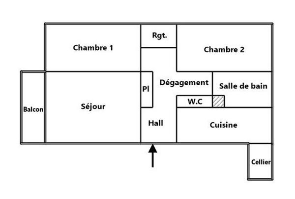 Appartement 4 pièces - 62 m² Exclusivité efficity