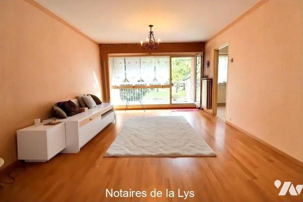 Appartement à Vendre à Armentières (59280) 
TYPE 3 avec garage situé Résidence Notre Dame comp...