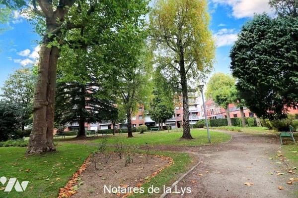 Appartement à Vendre à Armentières (59280) 
TYPE 3 avec garage situé Résidence Notre Dame comp...