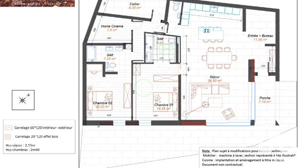 Appartement à vendre 3 pièces 139 m² Les Adrets-de-l'Estérel