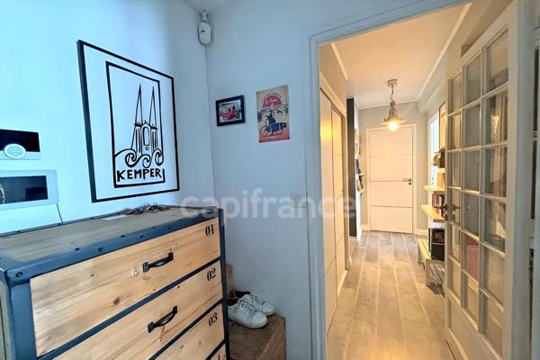 Quimper(29)  Grand T3 lumineux de 78,21 m² – Ancien T4 avec 3ᵉ chambre possible - Excellent état - Box de stockage