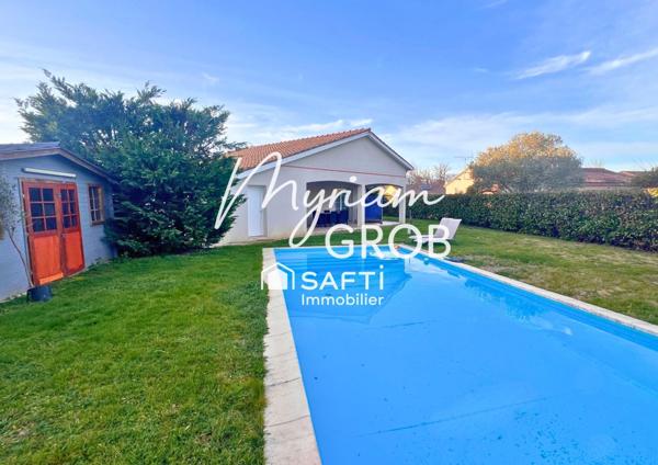 Maison de plain-pied 2010 – 3 chambres – Piscine –Secteur Fonneuve