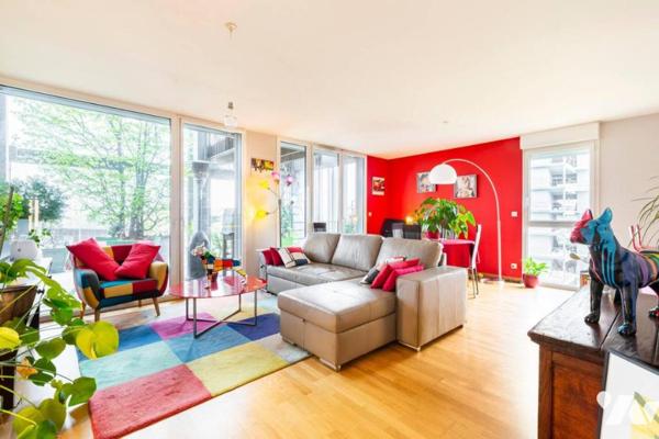 ILE DE NANTES - T4 - 104m² - Double terrasse - Garage