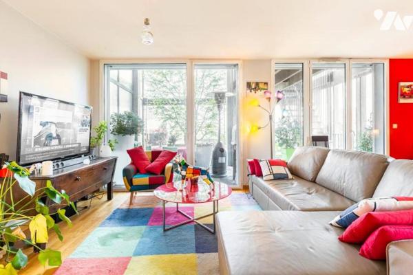 ILE DE NANTES - T4 - 104m² - Double terrasse - Garage