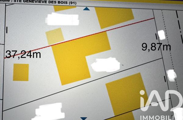 Terrain à vendre 424 m² Sainte-Geneviève-des-Bois
