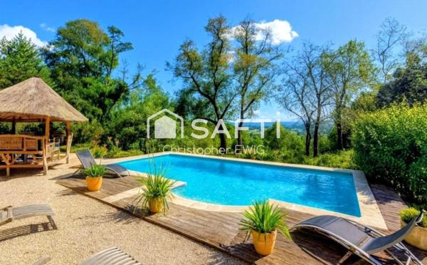 12 ha avec maison et vues imprenables