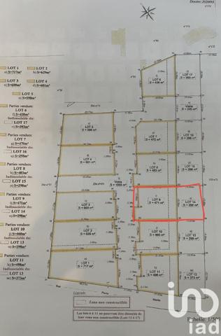 Terrain à vendre 769 m² Roullet-Saint-Estèphe