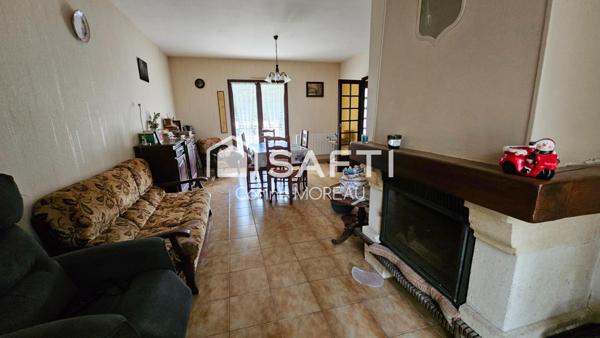 charmante maison de 70m2 ,avec terrain arboré et clôturé