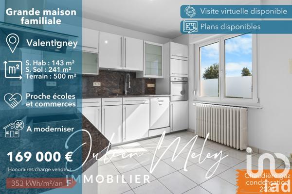 Maison à vendre 5 pièces 143 m² Valentigney