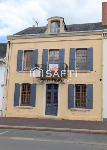 Maison 180 m², 4 chambres, garage terrain clos.