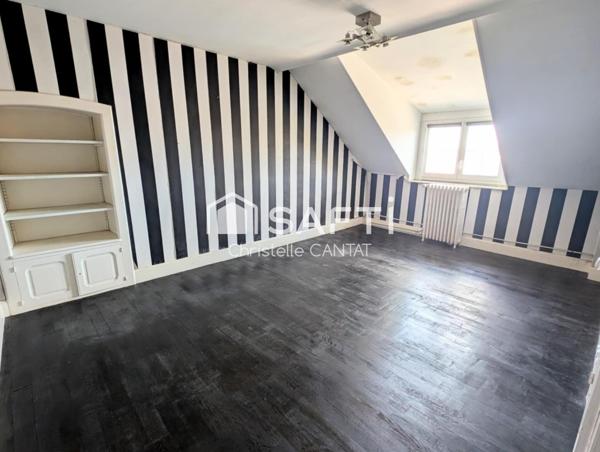 Maison 180 m², 4 chambres, garage terrain clos.