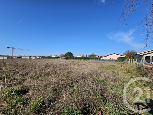 Terrain à vendre  805 m2 MONTBETON - 82