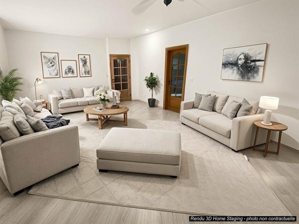 Appartement F3 (58 m²)   à vendre à CERNAY   avec GRENIER + CAVE et jardin en commun