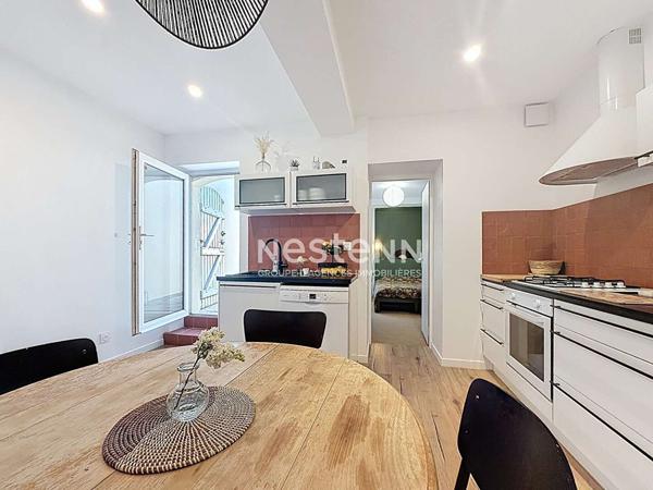 A VENDRE - MURET- CENTRE VILLE - Maison de ville T3 avec jardin et grand garage independant