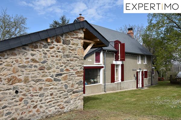 Menat (63560) Menat, Maison coup de coeur de 102 m² - terrain 2010m²