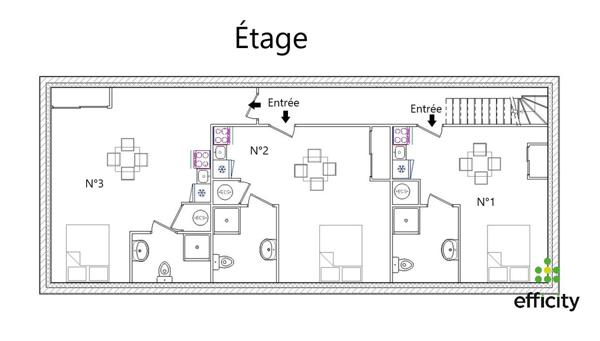Immeuble 15 pièces - 345 m²