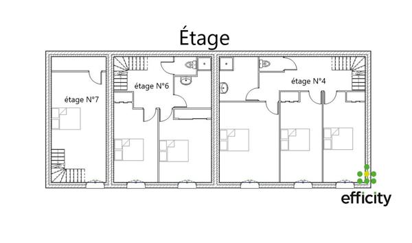 Immeuble 15 pièces - 345 m²