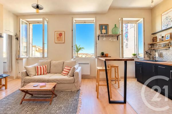 Appartement T2 à vendre  2 pièces - 45,20 m 2   MARSEILLE  - 13001