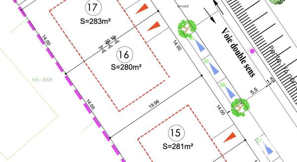Terrain à vendre 280 m² Perpignan