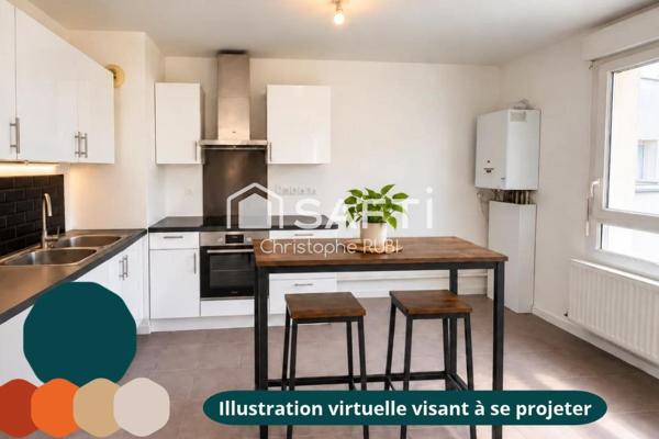 Appartement - 3 pièces - 64 m²