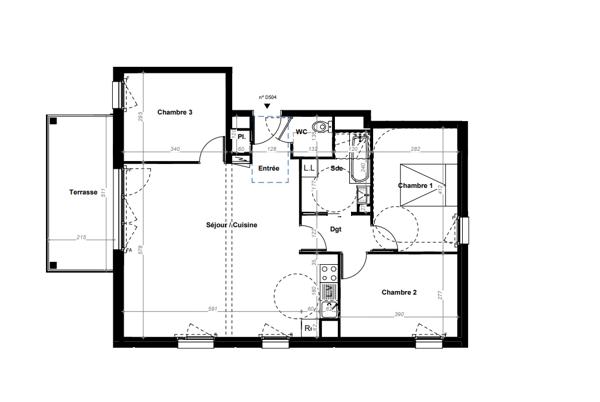 Appartement T4 Orvault - Cholière - L'Agence Locale