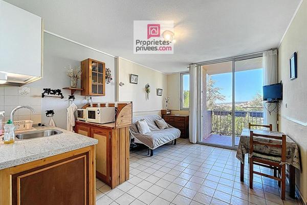 Studio meublé avec terrasse et garage en option