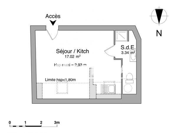 Location Studio 20.36 m² - 8 PLACE SAINT LOUIS Metz 57000