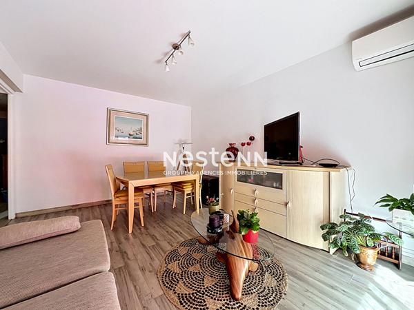 Golfe Juan - 2P - 48 m2 - Proche mer - Cave - Meublé - Traversant