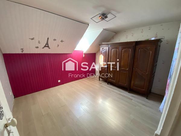 Maison mitoyenne de 73m2 à rénover