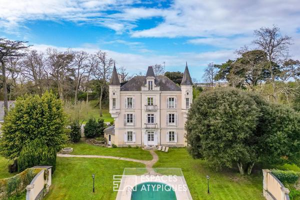 Maison de maître d’exception du XIXe siècle dans un écrin de verdure préservé