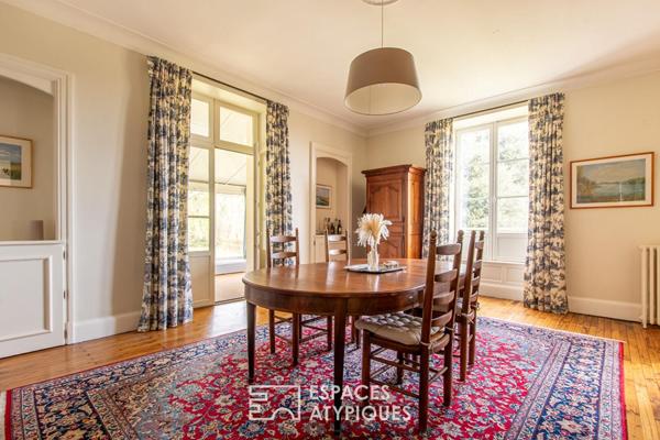 Maison de maître d’exception du XIXe siècle dans un écrin de verdure préservé