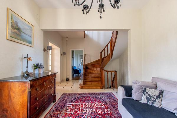 Maison de maître d’exception du XIXe siècle dans un écrin de verdure préservé