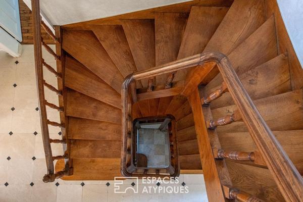 Maison de maître d’exception du XIXe siècle dans un écrin de verdure préservé