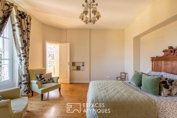 Maison de maître d’exception du XIXe siècle dans un écrin de verdure préservé