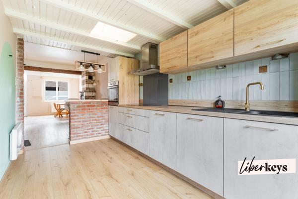 Maison 3 chambres avec jardin- Lesquin