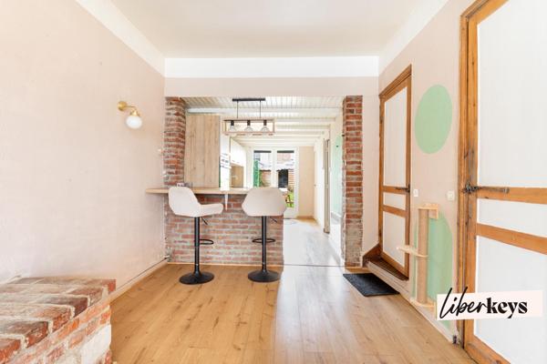 Maison 3 chambres avec jardin- Lesquin