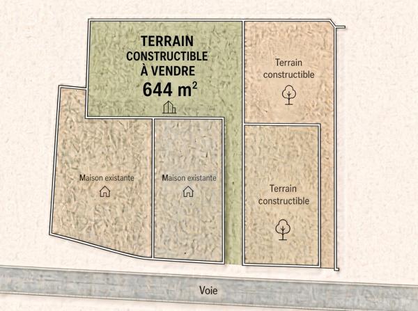 Terrain à vendre 644 m², Vair-sur-Loire (44)