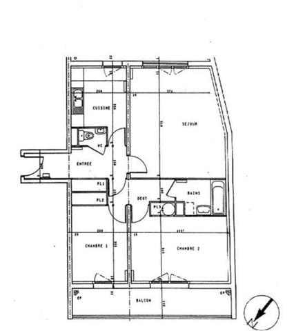 Appartement 3 pièces                                        - 44300 Nantes - Rond-Point de Paris - Blanche de Castille Réf : 129525