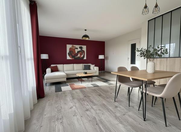 Appartement Toulouse 3 pièce(s) 79M2 avec balcon et place de parking