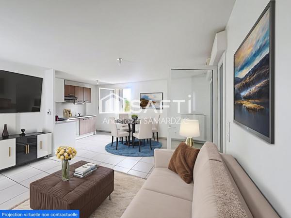 Confort, calme et lumière : votre futur T3 à Aucamville !